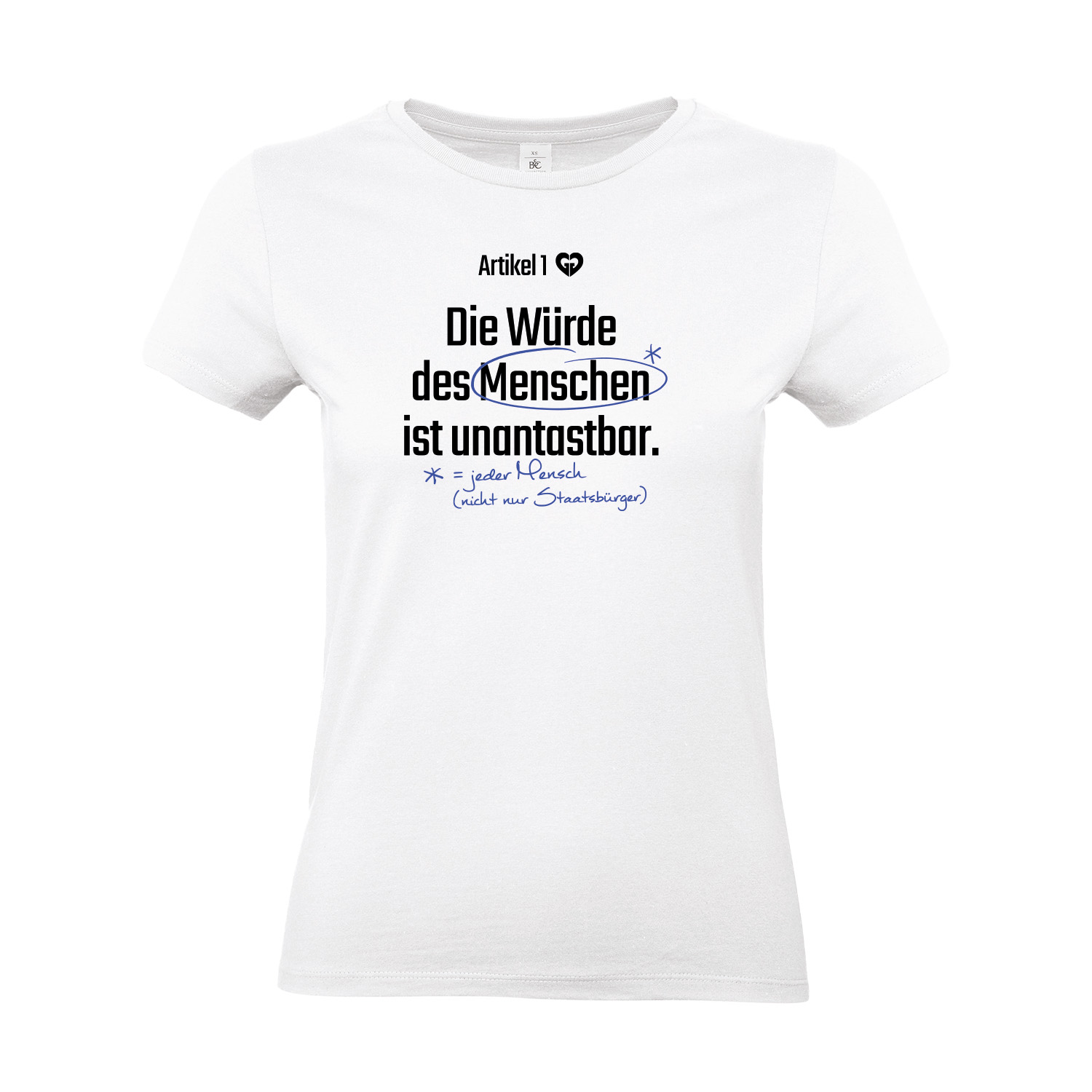 T-Shirt tailliert »Artikel 1 GG«             