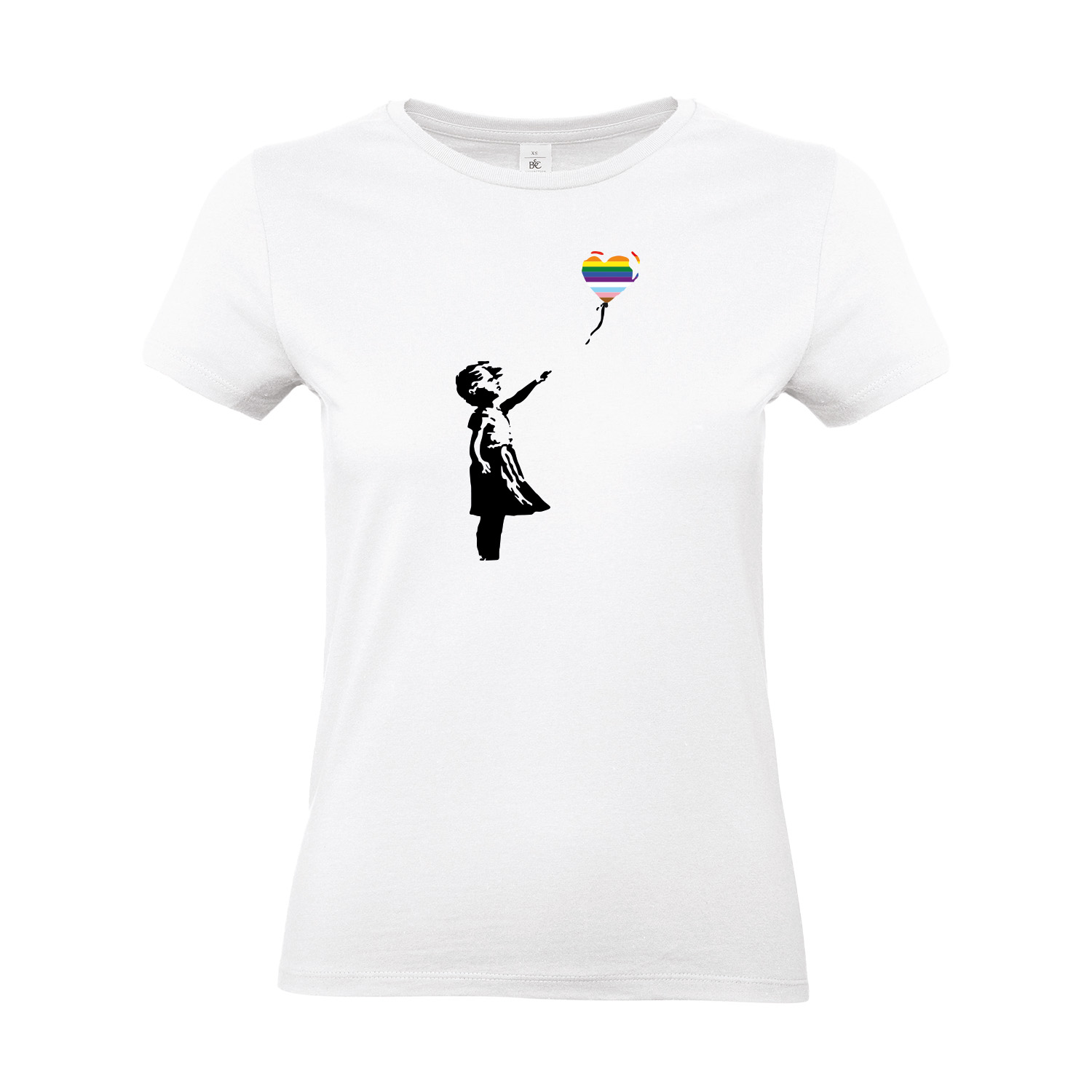 T-Shirt tailliert »Ballon Mädchen Pride«       