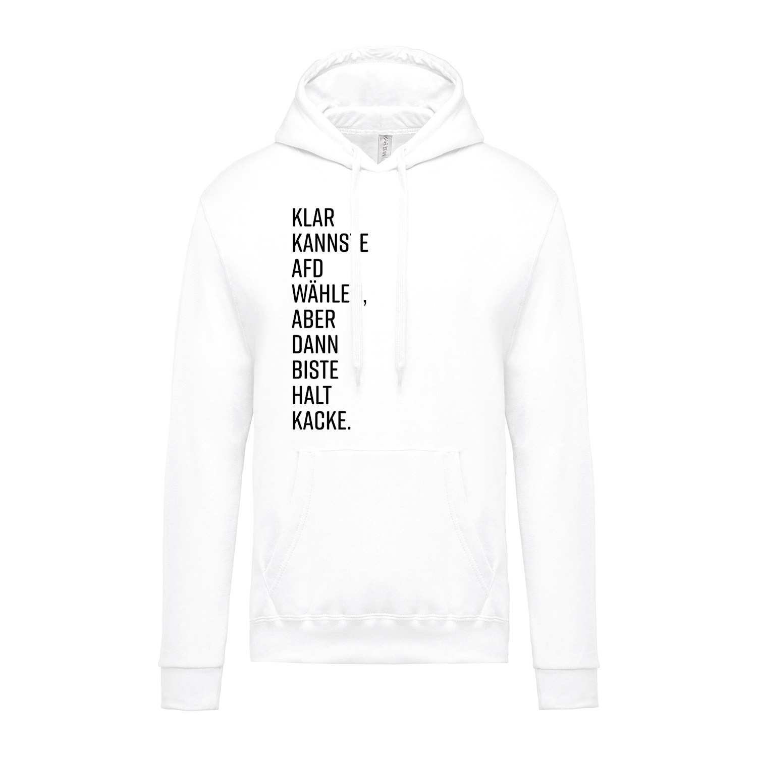 Hoodie »Dann biste halt...«          