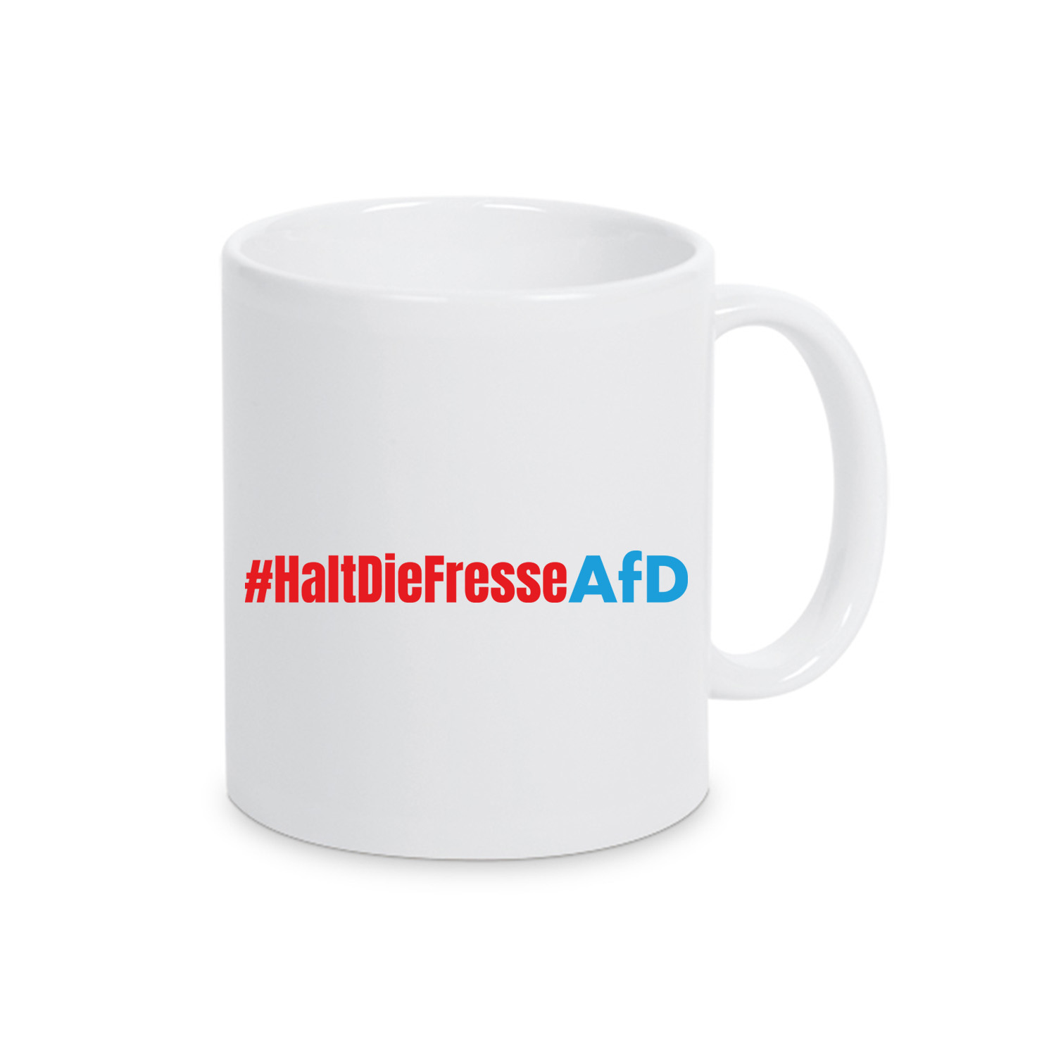 Tasse »#HaltDieFresseAfD«             