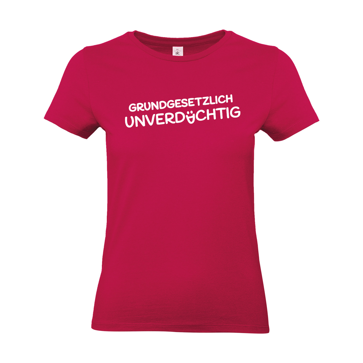 T-Shirt tailliert »Grundgesetzlich unverdächtig«           