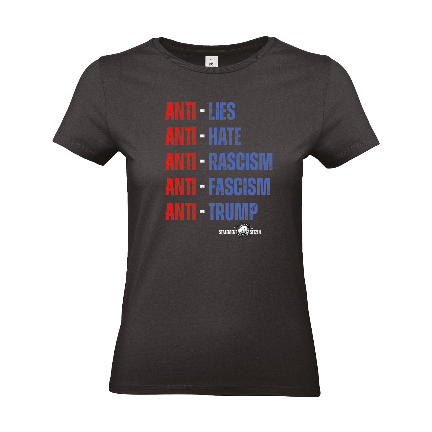 T-Shirt tailliert »ANTI«        
